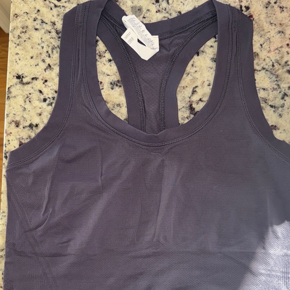 Purple Racerback Tank Top - Picture 2 of 6